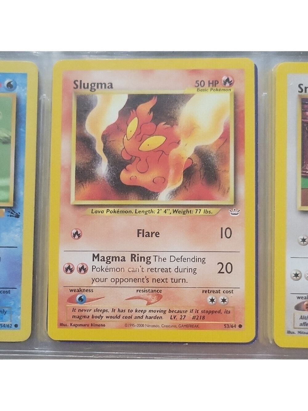 Pokemon Slugma Card